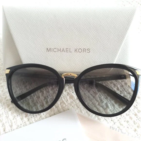 New Michael Kors Claremont Black Cat Eye Sunglasses MK2103